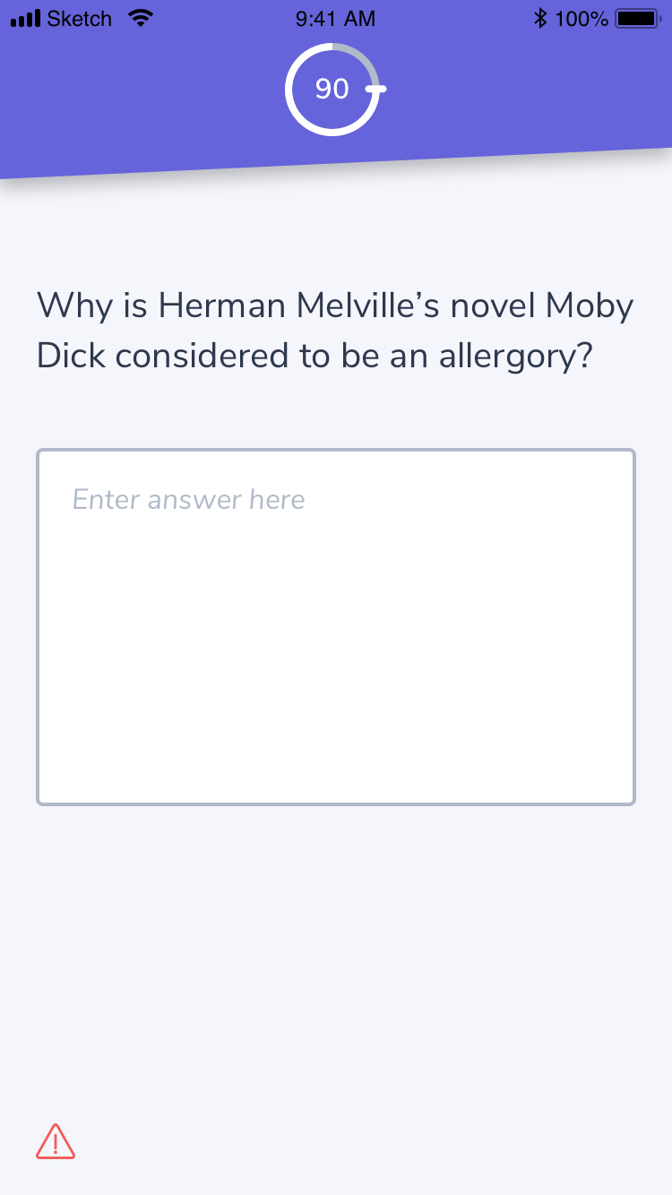 Short answer text field